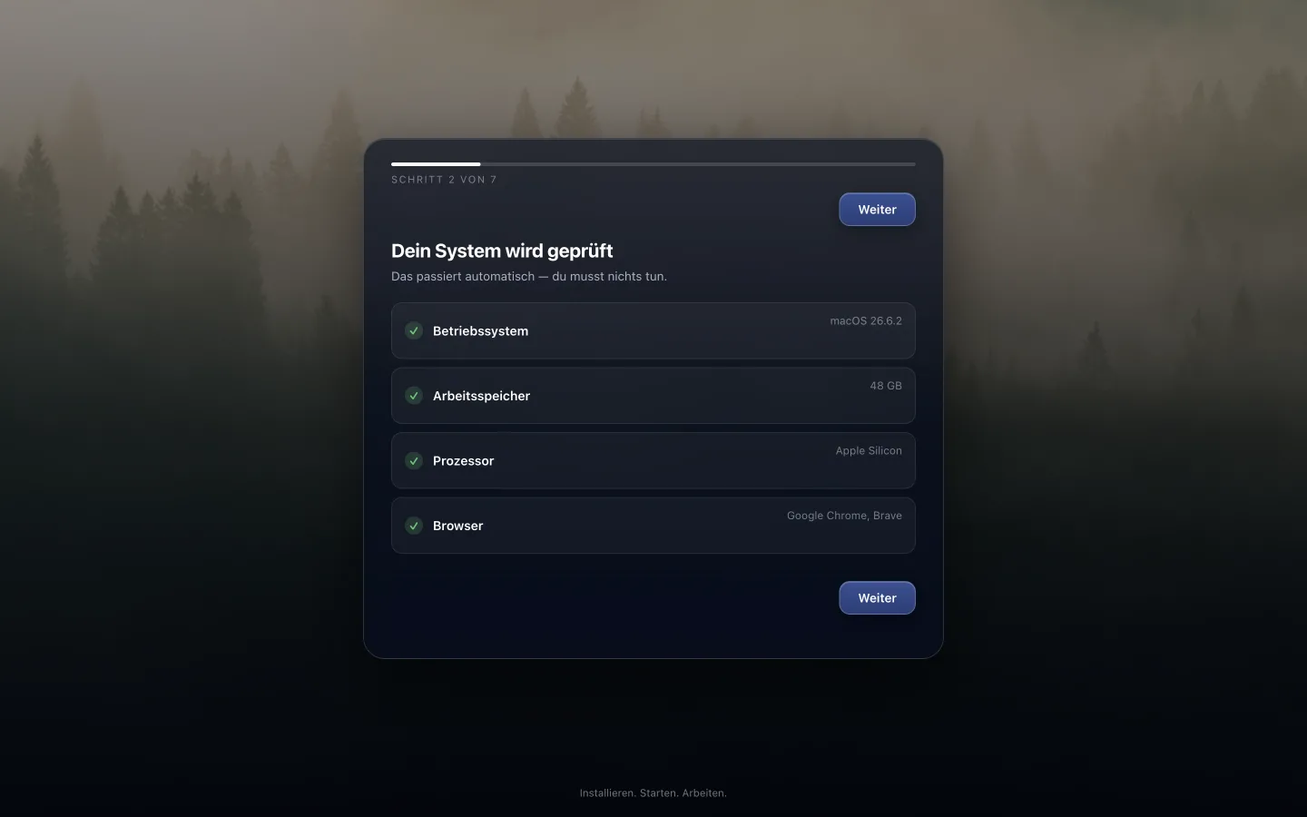 Nebra AI, Systemcheck